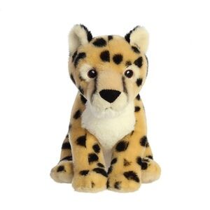Aurora Eco-Friendly Eco Nation Stuffed Animal,Recycled Materials, Golden Cheetah